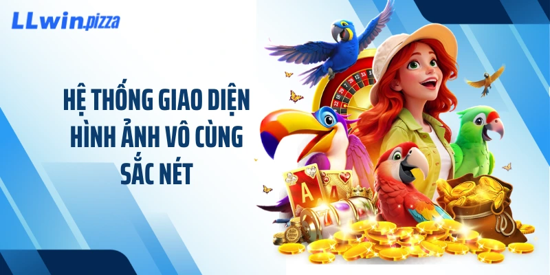Hệ thống giao diện hình ảnh vô cùng sắc nét